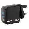 Cargador Verbatim Mini GaN 65W con indicador, interior, AC, 20 V, negro