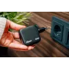 Cargador Verbatim Mini GaN 65W con indicador, interior, AC, 20 V, negro