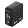 Cargador Verbatim Mini GaN 100W con pantalla, interior, AC, 20 V, negro