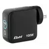 Cargador Verbatim Mini GaN 100W con pantalla, interior, AC, 20 V, negro