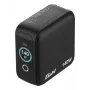 Cargador Verbatim Mini GaN 140W con pantalla, interior, AC, 28 V, negro