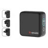 Cargador Verbatim Mini GaN 140W con pantalla, interior, AC, 28 V, negro
