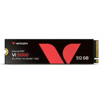 SSD Verbatim Vi5000 PCIe NVMe M.2 512 GB, 512 GB, M.2, 5000 MB/s