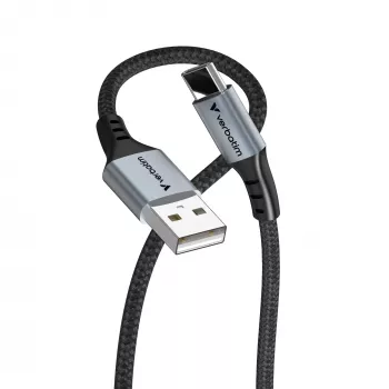 Verbatim Sync & Charge Cable USB-A a USB-C 120 cm, 1,2 m, USB A, USB C, USB 2.0, 0,48 Gbit/s, negro
