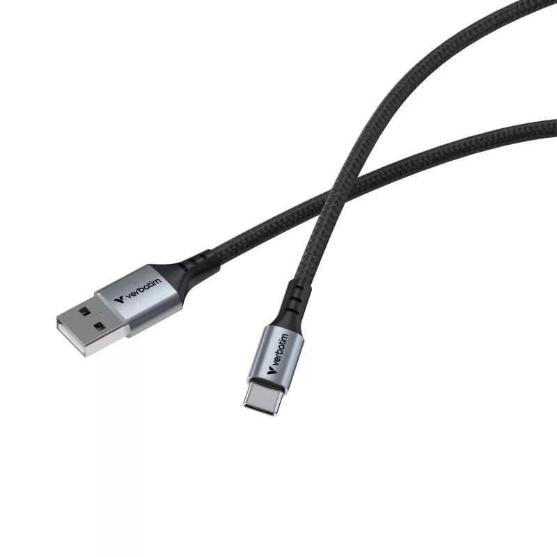 Verbatim Sync & Charge Cable USB-A a USB-C 120 cm, 1,2 m, USB A, USB C, USB 2.0, 0,48 Gbit/s, negro