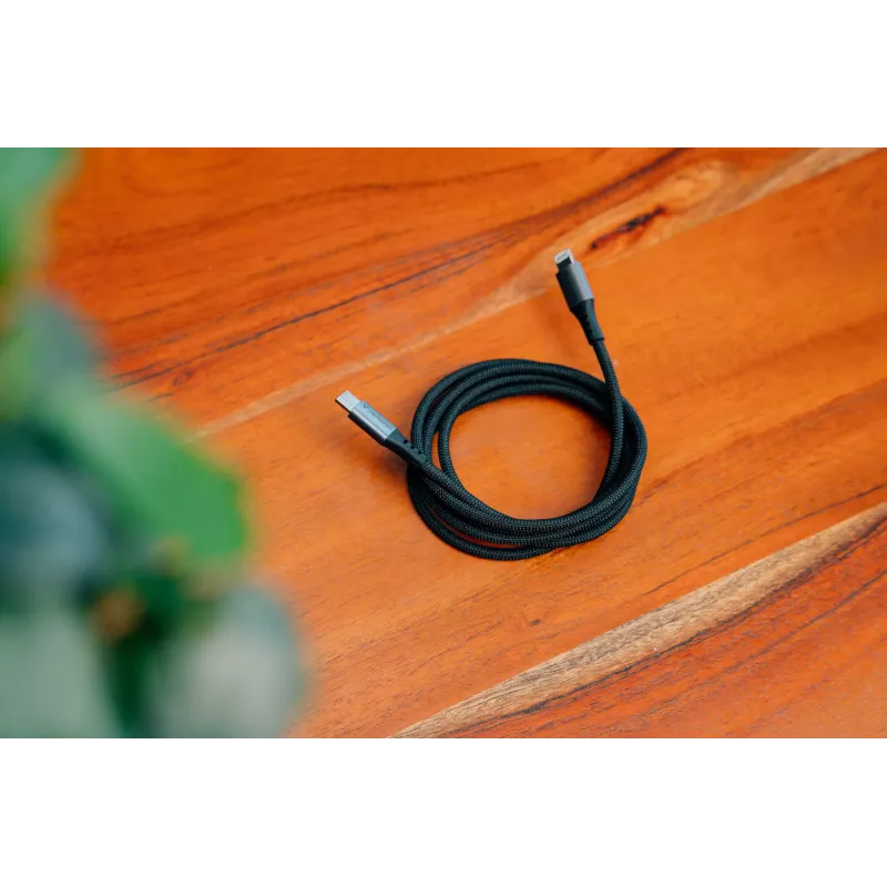 Verbatim Sync & Charge Cable USB-C a Lightning 120 cm, 1,2 m, Lightning, USB C, conector macho, conector macho, negro