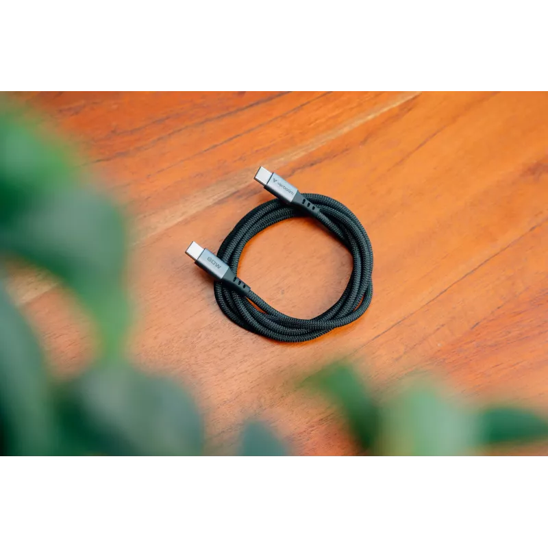 Verbatim Sync & Charge Cable – 60W USB-C a USB-C 120 cm, 1,2 m, USB C, USB C, USB 2.0, 0,48 Gbit/s, negro