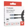 Verbatim Sync & Charge USB C a USB C 100W Display 120 cm, 1,2 m, USB C, USB C, USB 2.0, 0,48 Gbit/s, negro
