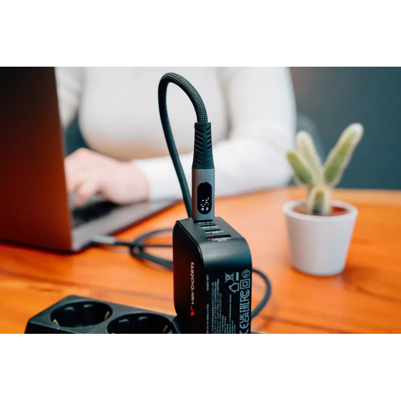 Verbatim Sync & Charge USB-C a USB-C 240W 40 Gbit/s pantalla 120 cm