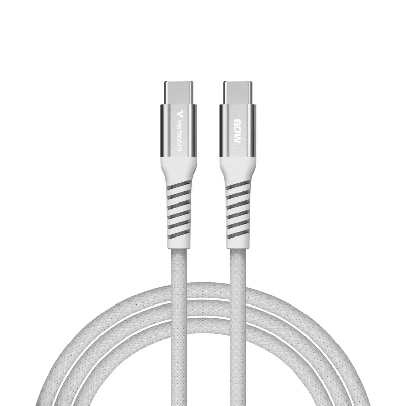 Verbatim Sync & Charge Cable magnético - 60W USB-C a USB-C 120 cm gris