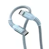 Verbatim Sync & Charge Cable magnético – 60 W USB-C a USB-C 120 cm azul