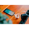 Verbatim Sync & Charge Cable magnético – 60 W USB-C a USB-C 120 cm azul