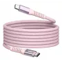 Verbatim Sync & Charge Cable magnético – 60 W USB-C a USB-C, 120 cm, rosa