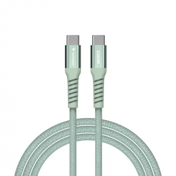 Verbatim Sync & Charge Cable magnético - 100W USB-C a USB-C 120 cm verde