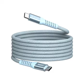 Verbatim Sync & Charge Cable magnético – 100W USB-C a USB-C 120 cm azul