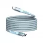 Verbatim Sync & Charge Cable magnético – 100W USB-C a USB-C 120 cm azul