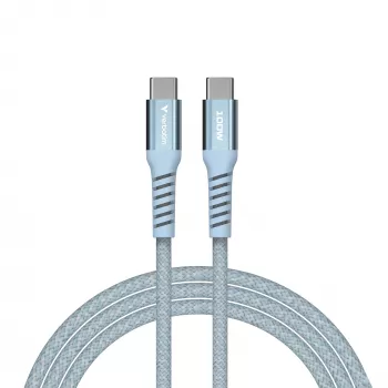 Verbatim Sync & Charge Cable magnético – 100W USB-C a USB-C 120 cm azul