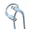 Verbatim Sync & Charge Cable magnético – 100W USB-C a USB-C 120 cm azul