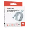 Verbatim Sync & Charge Cable magnético – 100W USB-C a USB-C 120 cm azul