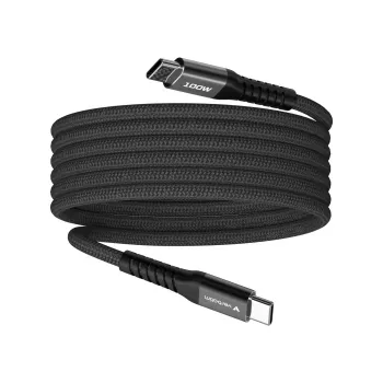 Verbatim Sync & Charge Cable magnético – 100 W USB-C a USB-C 120 cm negro