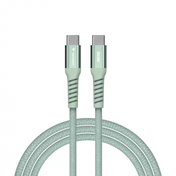 Verbatim Sync & Charge Cable magnético - 60W USB-C a USB-C 120 cm verde