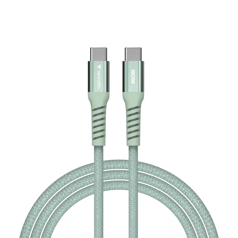 Verbatim Sync & Charge Cable magnético - 60W USB-C a USB-C 120 cm verde