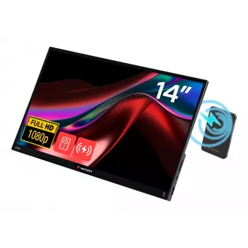 Verbatim monitor táctil portátil Light 14 pulgadas Full HD 1080p y alimentación inalámbrica