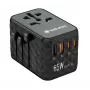 Verbatim UTA-05 adaptador de viaje universal 65W GaN III con 2 x USB-C PD y QC 4+ y 2 x conectores USB-A