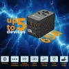 Verbatim UTA-05 adaptador de viaje universal 65W GaN III con 2 x USB-C PD y QC 4+ y 2 x conectores USB-A
