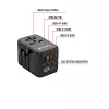 Verbatim UTA-05 adaptador de viaje universal 65W GaN III con 2 x USB-C PD y QC 4+ y 2 x conectores USB-A