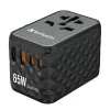 Verbatim UTA-05 adaptador de viaje universal 65W GaN III con 2 x USB-C PD y QC 4+ y 2 x conectores USB-A