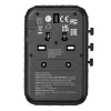 Verbatim UTA-05 adaptador de viaje universal 65W GaN III con 2 x USB-C PD y QC 4+ y 2 x conectores USB-A