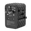 Verbatim UTA-05 adaptador de viaje universal 65W GaN III con 2 x USB-C PD y QC 4+ y 2 x conectores USB-A