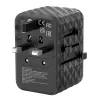 Verbatim UTA-05 adaptador de viaje universal 65W GaN III con 2 x USB-C PD y QC 4+ y 2 x conectores USB-A