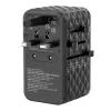 Verbatim UTA-06 adaptador de viaje universal 100W GaN III con 2 x USB-C PD y QC 4+ y 2 x conectores USB-A QC 3.0