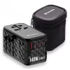 Verbatim UTA-10 adaptador de viaje universal 140W GaN III con 2 x USB-C PD 3.1 y QC 4+, 1 x USB-C PD 3.0 y 1 x conector USB-A QC 3.0