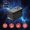 Verbatim UTA-10 adaptador de viaje universal 140W GaN III con 2 x USB-C PD 3.1 y QC 4+, 1 x USB-C PD 3.0 y 1 x conector USB-A QC 3.0