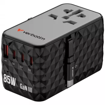 Verbatim Charge 'n' Travel Diamond 85W Cable retráctil CNT-02