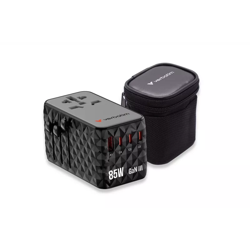 Verbatim Charge 'n' Travel Diamond 85W Cable retráctil CNT-02
