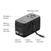 Verbatim Charge 'n' Travel Diamond 85W Cable retráctil CNT-02