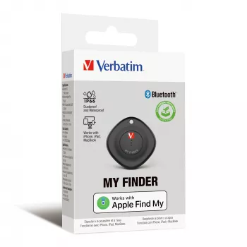 Verbatim MYF-01 localizador Bluetooth 1 pack negro