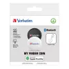 Verbatim My Finder Coin rastreador Bluetooth – pack de 2, personal, localizador, negro, blanco, resistente al polvo, resistente al agua, IP66, CR2032
