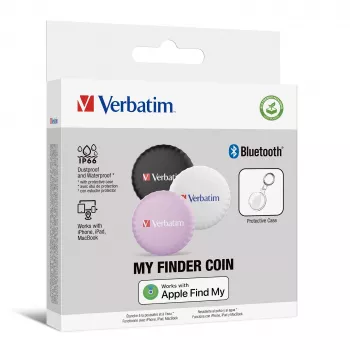 Verbatim 32135 rastreador/localizador GPS personal negro, rosa, blanco