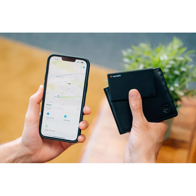 Verbatim My Finder Card localizador Bluetooth 1 unidad negro, personal, localizador, negro, resistente al polvo, resistente al agua, IP66, 1440 h