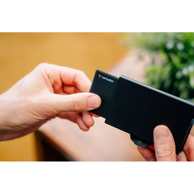 Verbatim My Finder Card localizador Bluetooth 1 unidad negro, personal, localizador, negro, resistente al polvo, resistente al agua, IP66, 1440 h