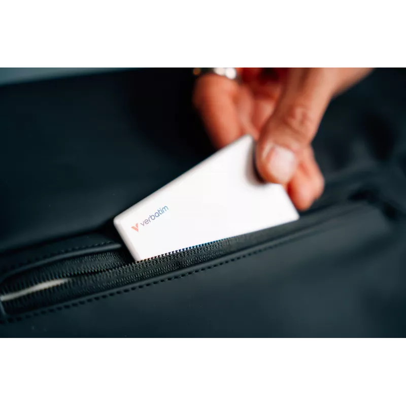 Verbatim My Finder Card localizador Bluetooth pack de 1 plata, personal, localizador, plata, resistente al polvo, resistente al agua, IP66, 1440 h