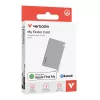 Verbatim My Finder Card localizador Bluetooth pack de 1 plata, personal, localizador, plata, resistente al polvo, resistente al agua, IP66, 1440 h