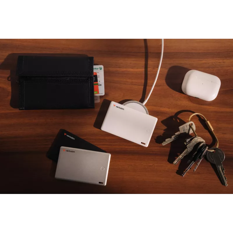 Verbatim My Finder Card localizador Bluetooth pack de 2 negro / plata