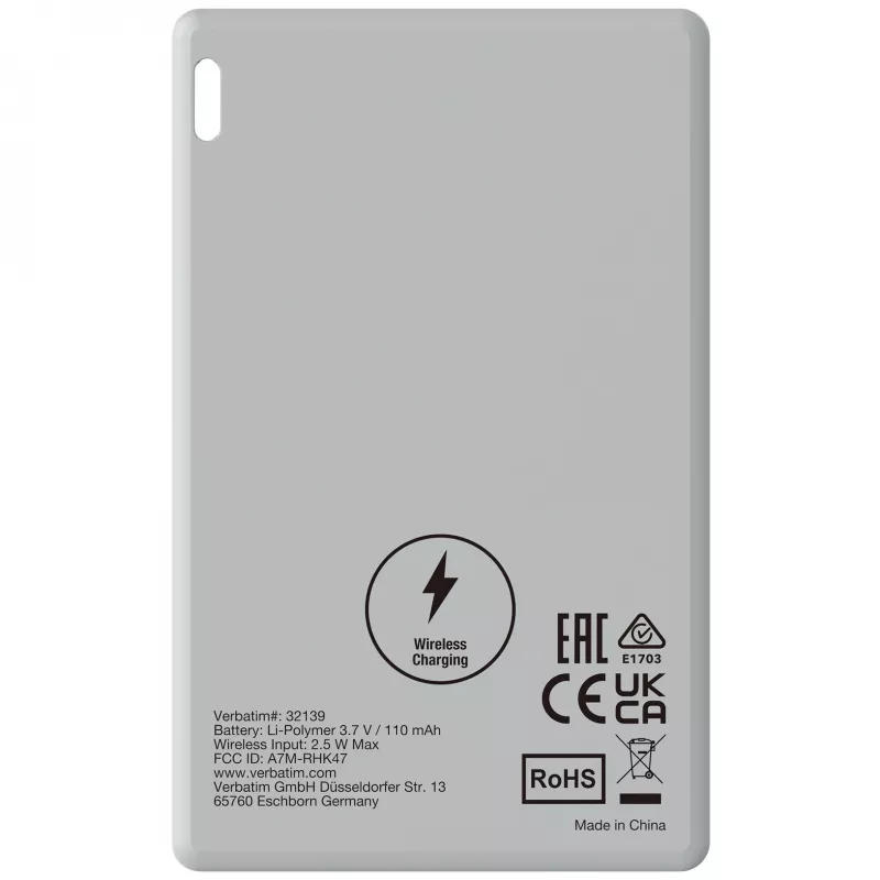 Verbatim My Finder Card localizador Bluetooth pack de 3 negro / plata / blanco