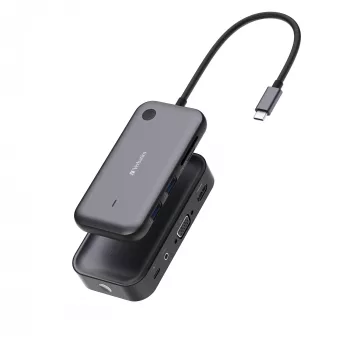 Verbatim Share My Screen adaptador de pantalla inalámbrica 1080p USB-C con hub WDA-01